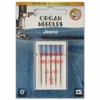 Organ Nähmaschinennadeln  Jeans Jeans 130/705H 90/14 