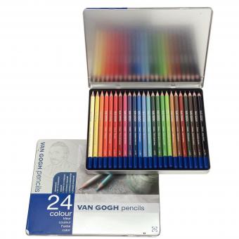 Van Gogh Buntstift Set Metallbox 24 Farben 