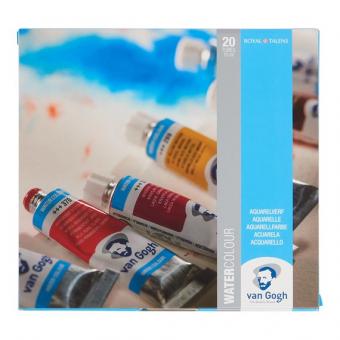 Aquarell-Set mit 20 Farben in 10ml-Tuben 