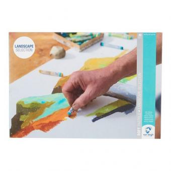 Set weiche Pastellfarben für Landschaften mit 48 Farben 