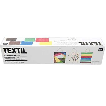 Textilfarbset Basic 6x40ml 