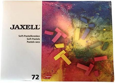 JAXELL Soft-Pastellkreiden-Set 72er Set halbe Pastellkreiden 