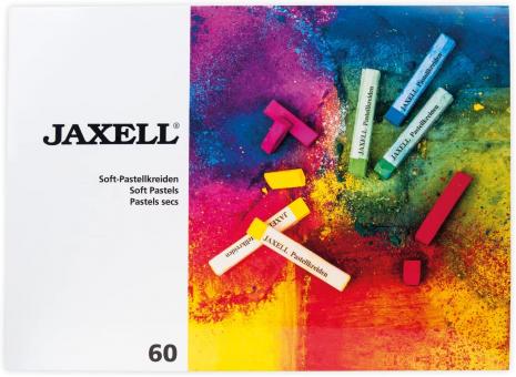 JAXELL Soft-Pastellkreiden-Set 60er Set ganze Kreiden 