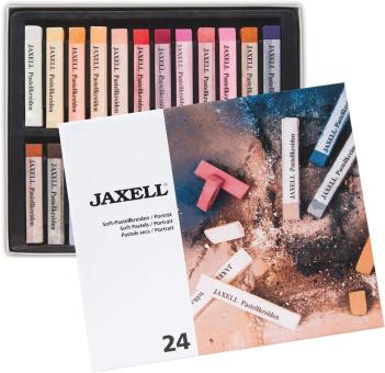 JAXELL Soft-Pastellkreiden-Set 24er Set Portrait 