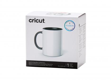 Cricut Infusible Ink Tasse grau/weiß 440 ml 