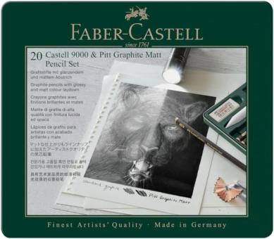 Set Pitt Graphite Matt und Castell 9000 