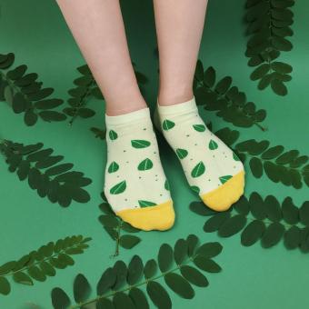 Grüne kurze Socken Größe 36-41 
