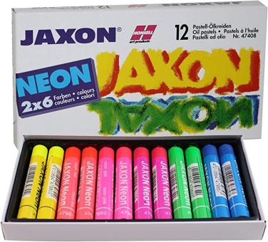 Jaxon Pastell-Ölkreiden 12er  Sortiment Neonfarben 