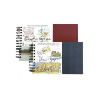 Carnet de Voyage 300g/m², 17x27cm, 25 Bogen 