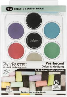 PanPastel Perlglanz Introset 6 Farben + 4 Medien 