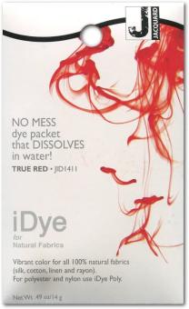 Jacquard iDye Direkt Stofffarbe, 14g True Red 