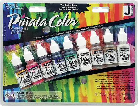 Jacquard Pinata Colors Exciter Pack - Overtones, 9 Farben 