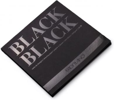 Fabriano Black Black Block 20x20cm, 300g/m², 20 Blatt 