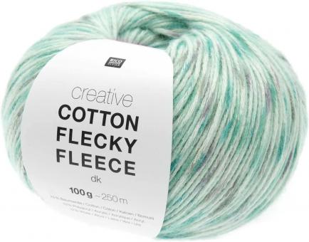 Creative Cotton Flecky  Fleece, Türkis 