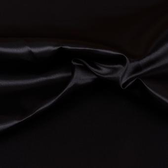 Satin schwarz 145cm breit, 100% Polyester 