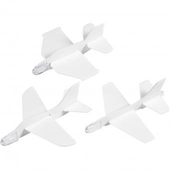 Flugzeug - Sortiment 11,5x12,5cm, Weiß 