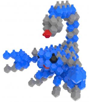Kadele Puzzle Skorpion, Sternzeiche Größe: 3,9x3,9x6,3cm 
