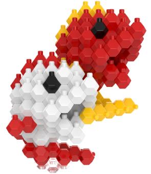 Kadele Puzzle Fische, Sternzeichen Größe: 3,9x3,9x6,3cm 