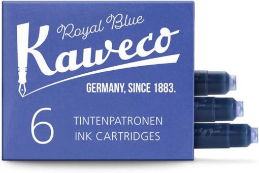 Kaweco Tintenpatronen königsblau 6 Stüch in Packung 