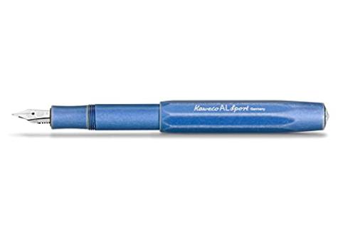 Kaweco AL SPORT Füllhalter blau stone washed F 