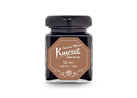 Kaweco Tintenglas 50ml, caramelbraun 