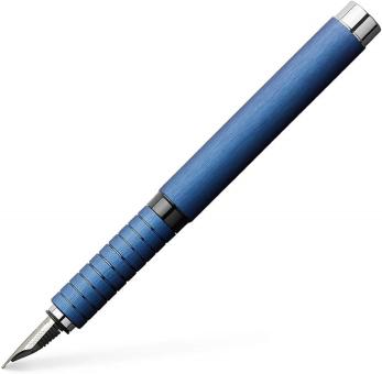 Füller Essentio Aluminium Blau B Faber Castell 