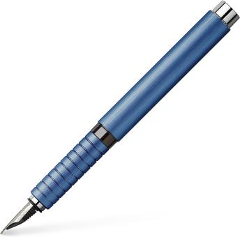 Füller Essentio Aluminium Blau M Faber Castell 