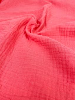 Baumwoll Musselin Fibre Mood ,Pink Woven co muslin/hydrofilic 3 layer 