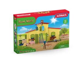 Schleich Farm World Set Großer Stall mit Tieren 