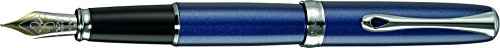 Diplomat Füllhalter Excellence  A2 Midnight blue chrom M 14kt Goldfeder 