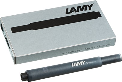 Lamy T10 Tintenpatronen schwarz, 5 Stück in Packung 