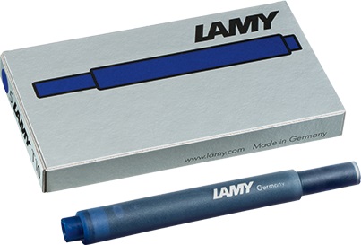 Lamy T10 Tintenpatronen blau-schwarz, 5 Stück in Packung 
