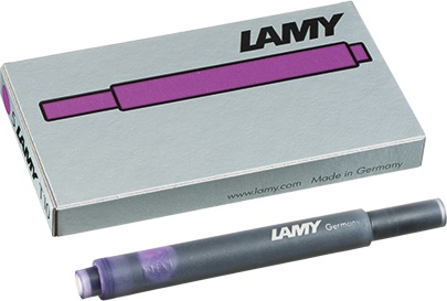 Lamy T10 Tintenpatronen violett, 5 Stück in Packung 