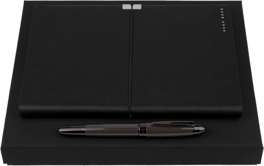 Hugo Boss Schreib-Set Tintenroller und A5 Notizblock Icon 