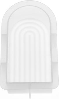Kerzengießform Silikon Bogen klein, 12x6x3,7cm 