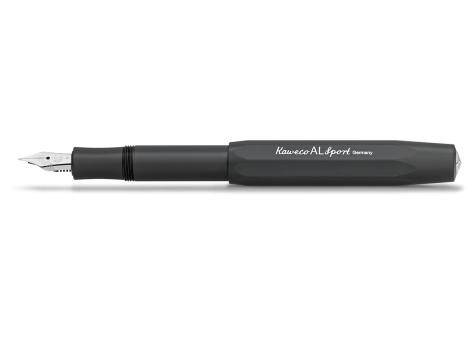 Kaweco AL SPORT Füllhalter schwarz, Federbreite F 