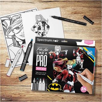 Kreativ Set Illustration Harley Quinn 