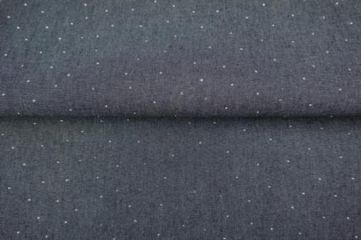 Baumwollpolyester Glam denim Glitter Breite 150cm 