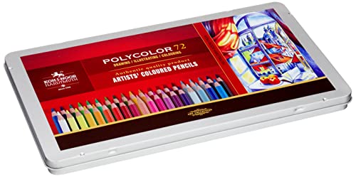 Polycolor-Künstlerfarbstifte 72er Set im Metalletui 