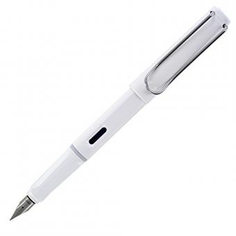 LAMY 019  Füllhalter safari white F T10blau 