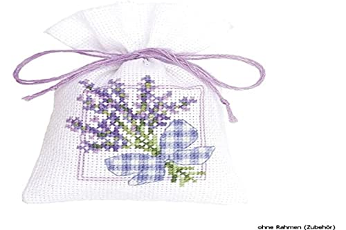 Zählmusterpackung Tütchen Lavendel 8x12cm 