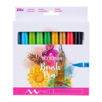 Ecoline Brushpen Set 20 Landscape 