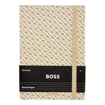 Hugo Boss Notizblock A5 Monogram Cream Lined 