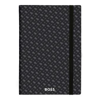 Hugo Boss Notizblock A5 Monogram Grey Lined 