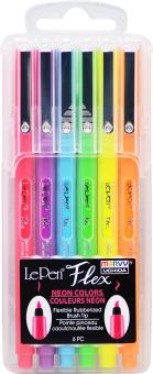 Le Pen Flex 6 Stück Fluorescent Set (Farbe #F3, F4, F5, F7, F8, F9) 