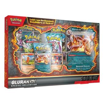 Glurak-ex Spezial-Kollektion Pokémon 10919 mit 5 Booster-Packs 