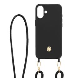 Hugo Boss Iphone Hülle Double B Black & Gold 16 Plus 
