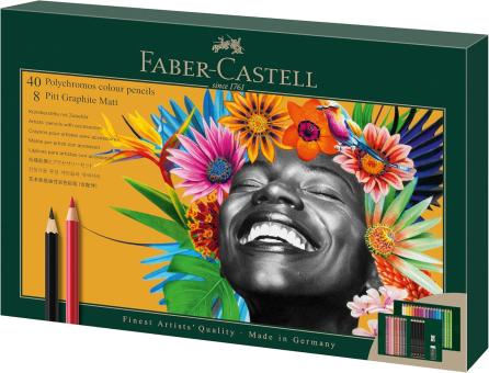 Polychromos & Pitt Graphite Matt Set 50-teilig 