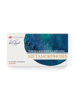 WHITE NIGHTS Aquarellfarbenset Metamorphosis, 12x 1/1 Näpfchen 