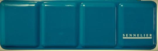 Sennelier Le Petite Aquarellset 12 1/2 Näpfchen + 12 leere Kästchen 